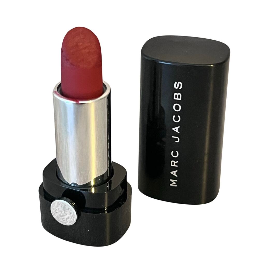 Marc Jacobs Le Marc Lip Creme Lipstick 208 MISS SCARLET ~ 1.7g Travel Mini Size
